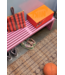 HKLIVING Bank slatted bench hot pink L