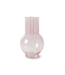 HKLIVING Vaas glass vase sundae pink