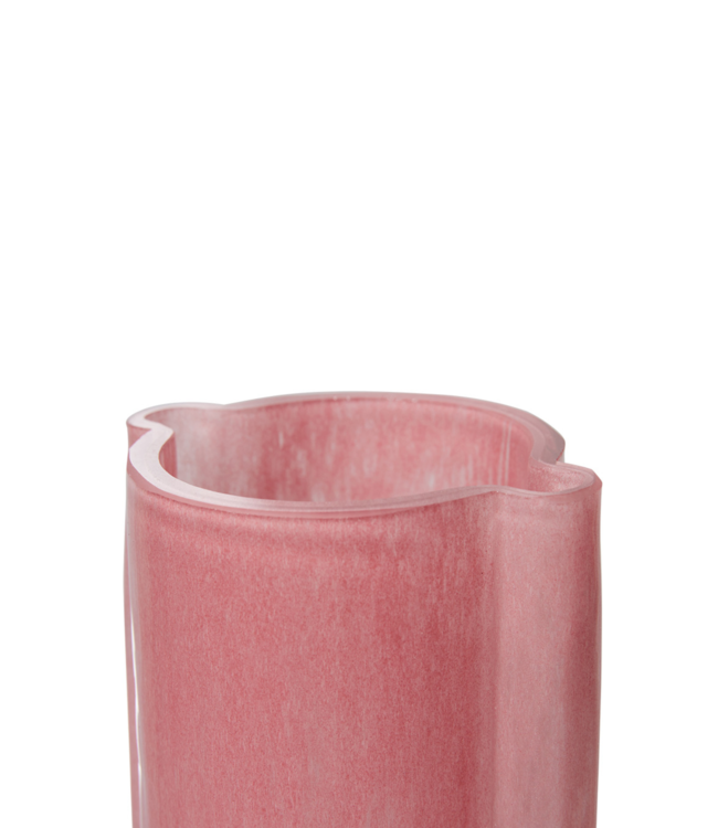 HKLIVING Vaas glass vase flamingo pink