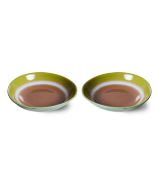 HKliving Kom 70's ceramics curry bowls upside down (set of 2)