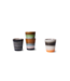 HKliving Mok 70s ceramics ristretto mugs good vibes (set of 4)