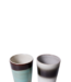 HKliving Mok 70s ceramics: latte mugs boogie (set of 2)