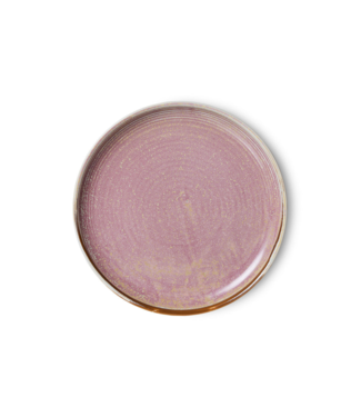 HKliving Bord chef ceramics side plate rustic pink