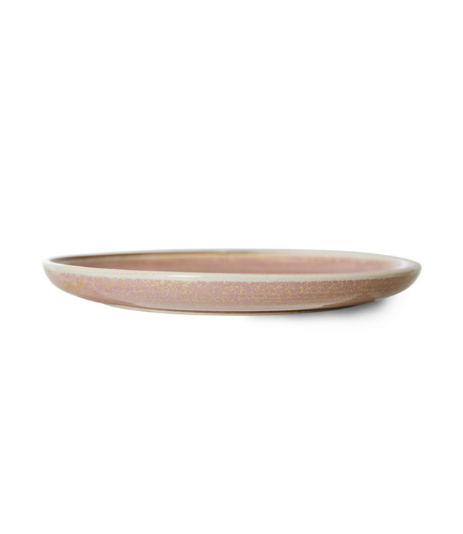 HKLIVING Ontbijtbord chef ceramics side plate rustic pink