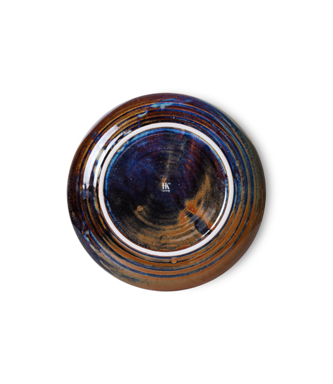 HKLIVING Ontbijtbord chef ceramics side plate rustic blue
