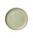 HKLIVING Dinerbord chef ceramics dinner plate moss green
