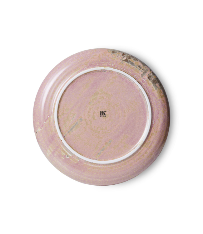 HKLIVING Bord chef ceramics dinner plate pink
