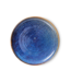 HKliving Bord chef ceramics dinner plate rustic blue