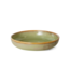 HKliving Bord chef ceramics deep plate M rustic moss green