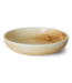 HKLIVING Bord chef ceramics deep plate L rustic cream brown