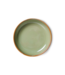 HKliving Bord chef ceramics deep plate L rustic moss green