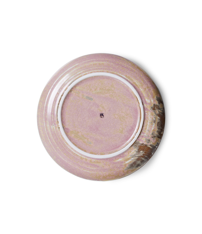 HKLIVING Diep bord L chef ceramics deep plate L rustic pink