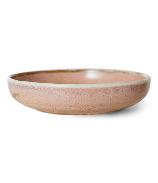 HKLIVING Diep bord L chef ceramics deep plate L rustic pink