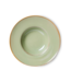HKliving Bord chef ceramics pasta plate rustic moss green