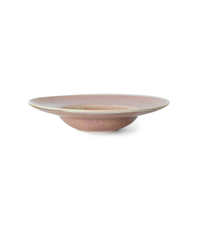 HKLIVING Pastabord chef ceramics pasta plate rustic pink