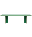 HKliving Eettafel dining table green rectangular 280cm