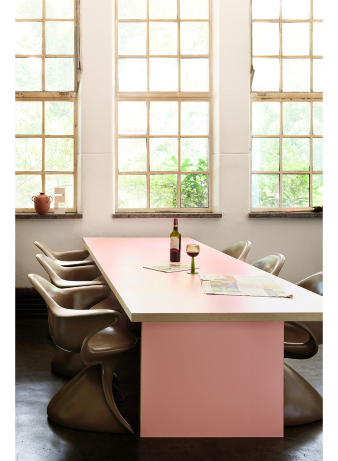 Eettafel dining table pink rectangular 280cm