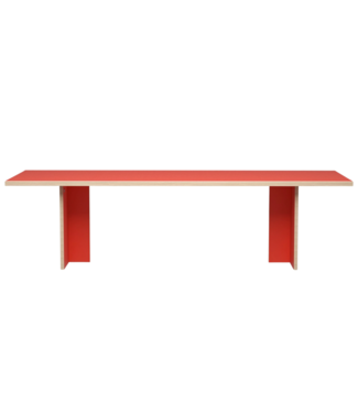 HKliving Eettafel dining table orange rectangular 280cm
