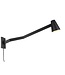 it's about RoMi Wandlamp Biarritz zwart ijzer long arm L