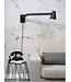 it's about RoMi Wandlamp Biarritz zwart ijzer long arm L