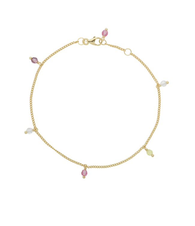 Anna+Nina Armband Confetti bracelet silver goldplated essential