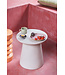 HKLIVING Kop en schotel chef ceramics moss green