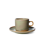 HKLIVING Kop en schotel chef ceramics moss green