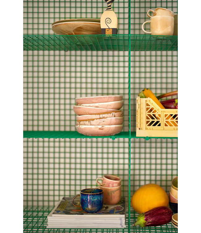 HKLIVING Kop en schotel chef ceramics rustic pink