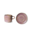 HKLIVING Kop en schotel chef ceramics rustic pink