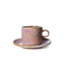 HKLIVING Kop en schotel chef ceramics rustic pink