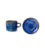 HKLIVING Kop en schotel chef ceramics rustic blue