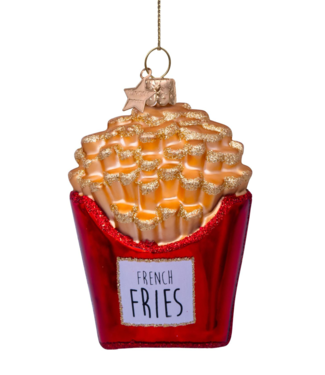 Vondels Ornament glass French fries