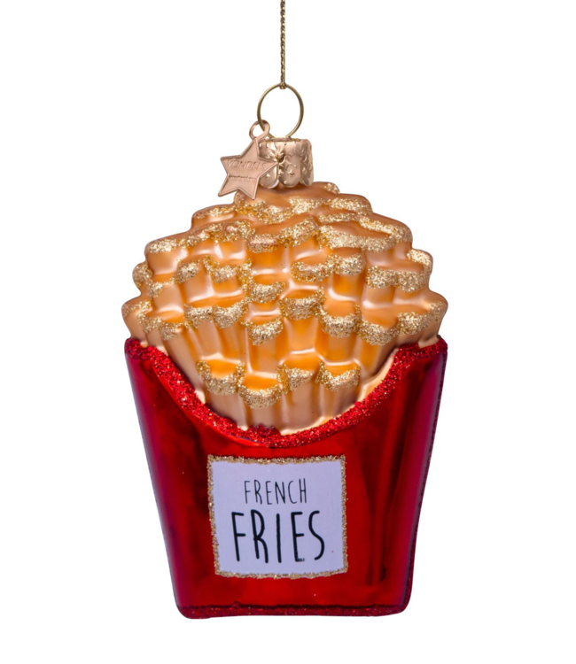 Vondels Ornament glass French fries