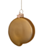 Vondels Ornament glass brown matt cinnamon roll