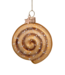 Vondels Ornament glass brown matt cinnamon roll