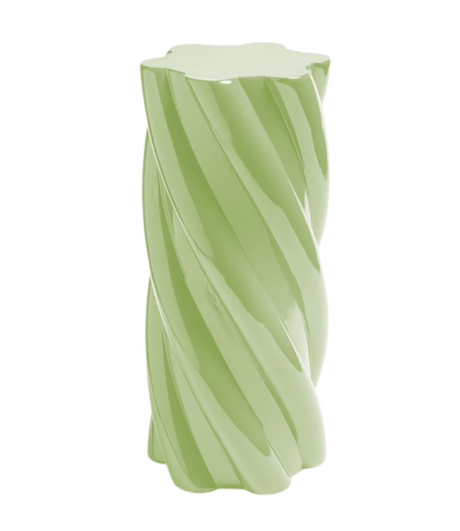 &Klevering Bijzettafel pillar marshmallow mint