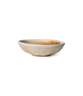 HKLIVING Schaaltje chef ceramics small dish rustic cream/brown