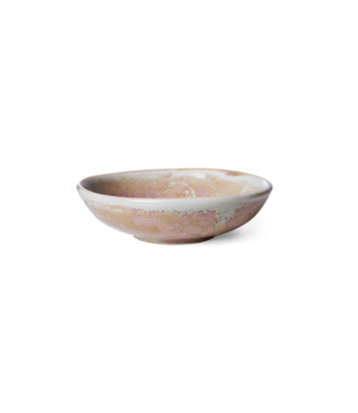 HKliving Kom chef ceramics small dish rustic pink