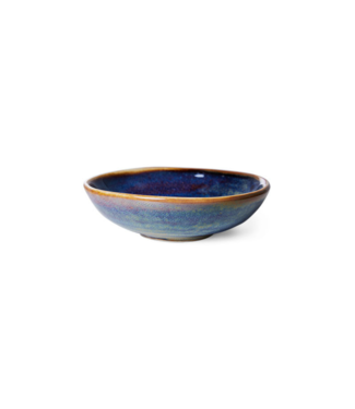 HKLIVING Schaaltje chef ceramics small dish rustic blue