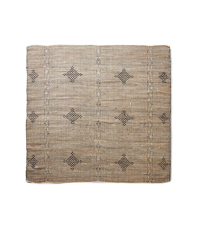 HKliving Vloerkleed rustic jute rug (200x200)