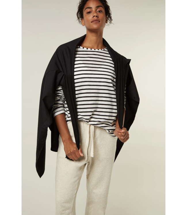 10DAYS Top The longsleeve stripe white, black 10DAYS365