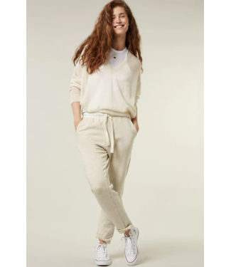 10DAYS Trui THE V-NECK KNIT SWEATER ecru 10DAYS365