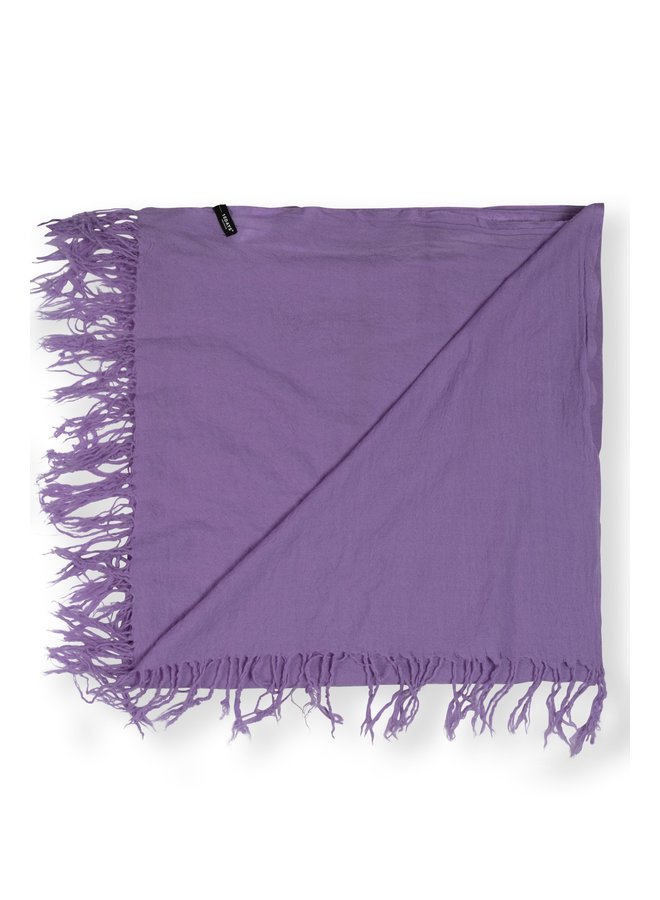 Sjaal boiled wool scarf lilac