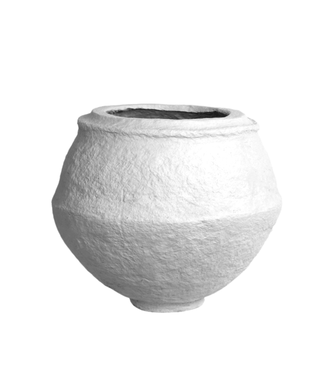 Kklup Home Selection Pot deco Ø45x55 cm Nina crème