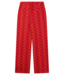 Alix The Label Broek ladies knitted two tone bull pants light red
