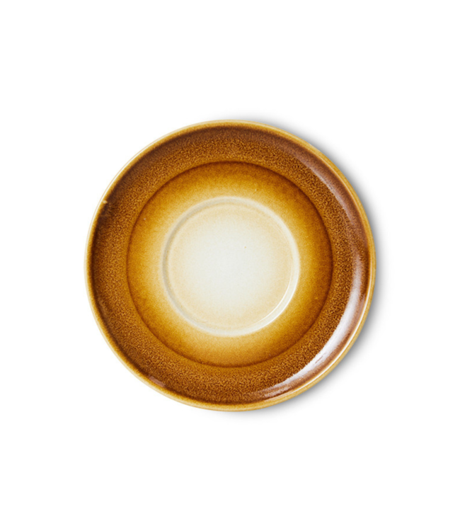 HKLIVING Schotel 70s ceramics saucers big sur (set of 4)