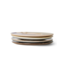 HKLIVING Schotel 70s ceramics saucers big sur (set of 4)