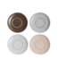 HKLIVING Schotel 70s ceramics saucers big sur (set of 4)