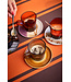 HKLIVING Schotel 70s ceramics saucers big sur (set of 4)