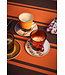 HKLIVING Schotel 70s ceramics saucers big sur (set of 4)